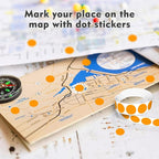 PARLAIM 3/4 Inch Roll Color Coding Labels,10000 per 10 Rolls Round Permanent Adhesive Color Coding Circle Dot Stickers for Office Home (Orange)