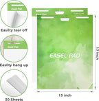 Sticky Easel Pad, Anchor Chart Paper, Our Sticky Easel Pads measure 13 x 17 inches, Featuring Self-stick Chart Paper Designed with Exceptional Adhesion Perfect for Teachers, Professionals, and Educators Alike, 30 Sheet/Pad, 3 Pads (1, White)