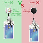 Be Kind Lanyards for Id Badges, Cute Hand Sign Badge Reel Heavy Duty with Carabiner Clip, Fashionable ID Badge Holder with Breakaway Lanyard, Teacher Nurse Office Christmas Gifts