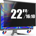 Magnetic 22 Inch Privacy Screen for Frameless Computer Monitor 16:10 Aspect Ratio,Hanging Blue Light Screen Protector Eye Protection Anti-Spy Shield, 22in Removable Privacy Filter