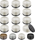 Furniture Risers Bed Risers Heavy Duty 1 inch, 2 inch, 3 inch, 4 inch Round Adjustable Bed Lifts Riser for Desk Legs Table Couch Sofa Chair Refrigerator Washing Machine (1 Inch, White, 12 Pack )