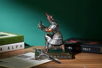 HDMbigmi Roman Legion Soldier Knight Pen Holder Pen Stand Desk Organizers and Accessories for Office and Home(Silver)
