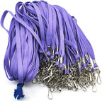 Bird Fiy Lanyard 100 Pack Bulk Badge Lanyards for ID Badges Neck Cruise Name Tag ID Holder