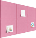 Baysola Large Cork Boards for Walls – 36" x 24" Self Adhesive Felt Wall Tiles, Ideal for Office Black Bulletin Board, Easy to Install Pin Board Photo Board