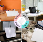 Phyxin 60-Pocket Portfolio Binder Organizer, Binder Sheet Protectors 8.5" x 11", Displaying 120 Page Plastic Folders for Documents, Document Organizer for Concert, Artwork, School & Office Use, White