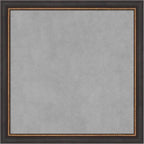 Amanti Art Black Framed Magnetic Board 23x23 Medium Vision Board for use with Magnets, 100% Metal Sheet to Display Items as Office Decor or for Home Organization in mudroom, Kitchen or Kids Room