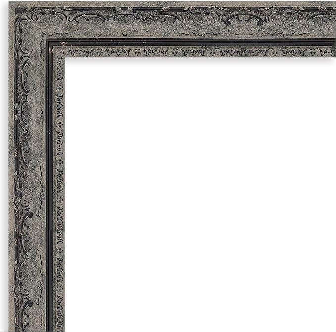 Amanti Art Black Framed Magnetic Board 22x28 Medium Vision Board for use with Magnets, 100% Metal Sheet to Display Items as Office Decor or for Home Organization in mudroom, Kitchen or Kids Room