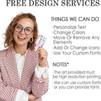 Custom Business Cards - Customizable Logo/Text/QR Code, 300gsm Matte Paper Front & Back Sides Printed, for Beauty Store, Nail Salon, Barber Store