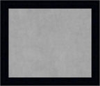 Amanti Art Black Framed Magnetic Board 24x28 Medium Vision Board for use with Magnets, 100% Metal Sheet to Display Items as Office Decor or for Home Organization in mudroom, Kitchen or Kids Room