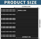 10 Sheets 20 Pages Postage Stamp Album Pages, 8 Pockets 7.7X 1.18in Stamp Collection Inserts, 9 Hole Standard Stamp Collecting Album Sleeves for Stamp Collection Binder IS010810