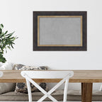 Amanti Art Black Framed Magnetic Board 17x23 Small Vision Board for use with Magnets, 100% Metal Sheet to Display Items as Office Decor or for Home Organization in mudroom, Kitchen or Kids Room