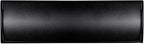 Set of 5 - Nameplate Holder for Wall Mount, 2.36'' x 8'' Curved Office Business Door Sign Holder-Black