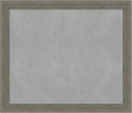 Amanti Art Grey Framed Magnetic Board 47x55 Oversize Vision Board for use with Magnets, 100% Metal Sheet to Display Items as Office Decor or for Home Organization in mudroom, Kitchen or Kids Room