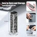 walrfid 2 Pack Car Screen Cleaner, Computer Screen Cleaner Spray and Wipe, Laptop Cleaning Mist Kit for Electronic iPad, iPhone, Phone, MacBook, TV, Monitor, Tablet Display, with Graffiti Case, Black