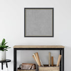 Amanti Art Black Framed Magnetic Board 27x27 Medium Vision Board for use with Magnets, 100% Metal Sheet to Display Items as Office Decor or for Home Organization in mudroom, Kitchen or Kids Room