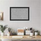 Amanti Art Black Framed Magnetic Board 14x20 Small Vision Board for use with Magnets, 100% Metal Sheet to Display Items as Office Decor or for Home Organization in mudroom, Kitchen or Kids Room