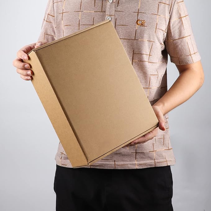 PHAREGE 12x9x4 inch Shipping Boxes Bulk 20 Pack Brown, Tab Lock Tuck Top Mailer Boxes for Packaging Small Business, Medium Cardboard Gift Boxes for Wrapping Mailing Present