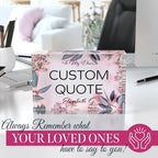 Custom Acrylic Sign Personalized, Custom Desk Name Plate, 18 Styles, (4"x6"), With Gift Box, USA Made by Acryluxe. (Glowing)