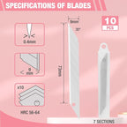 WORKPRO Premium Utility Knife Retractable Snap-off blade, Gift for Men/Women Heavy Duty Box Cutter Set, Razor Knife Exacto Craft Knives, with 10 Extra 9mm Blades, Pack of 3