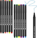 huesamhi Colored Pens for Journaling, Planning Bullet Journals Fineliner Felt Tip Fine Point Marker Pens 12 Vibrant Colors - Premium Writing planner accessories