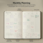 Dated, 2026 Planner, 5.8” x 8.3” - The #1 Productivity Planner to Achieve Your 2026 Goals - Planner 2026-2027 by PRODUCTIVITY STORE (A5, BLACK)