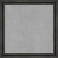 Amanti Art Black Framed Magnetic Board 23x23 Medium Vision Board for use with Magnets, 100% Metal Sheet to Display Items as Office Decor or for Home Organization in mudroom, Kitchen or Kids Room