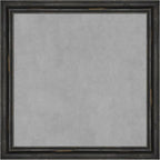 Amanti Art Black Framed Magnetic Board 23x23 Medium Vision Board for use with Magnets, 100% Metal Sheet to Display Items as Office Decor or for Home Organization in mudroom, Kitchen or Kids Room