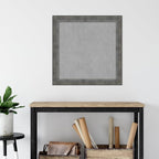 Amanti Art Silver Framed Magnetic Board 28x28 Medium Vision Board for use with Magnets, 100% Metal Sheet to Display Items as Office Decor or for Home Organization in mudroom, Kitchen or Kids Room