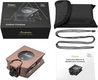 Anbte Compass Hiking Survival, IP65 Waterproof Metal Compass with Sighting Clinometer and Carry Bag, Multifunctional, Professional, for Camping Hunting Hiking Navigation