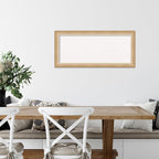 Amanti Art White Cork Board for Wall, 15x33 Vision Board with Gold Frame, Medium Corkboard Office Decor for Home Organization, Modern Contemporary Corkboard Pinboard to display items for home