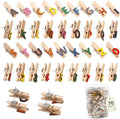 Byvood 70 Pcs Alphabet & Number Push Pins with Wooden Clips – Colorful Letter A-Z & 1-9 Thumb Tacks for Cork Board, Bulletin Board, Classroom Decor, Office Supplies