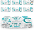 Juniper CLEAN 6 Pack Surface Cleaning Wipes Bleach Free, All-Purpose Cleaner for Bathroom, Kitchen, Office, 72 Count Soft Flow, Fresh Scent, Lint Free & Durable