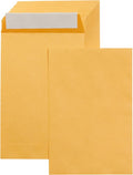 Amazon Basics Self Adhesive Catalog Mailing Envelopes, Peel and Seal, 6x9 Inch, Brown Kraft, 100-Pack