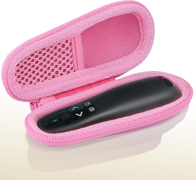 co2CREA Hard Case Replacement for Logitech Wireless Presenter R400 Presentation Remote Clicker Pointer (Pink Case)