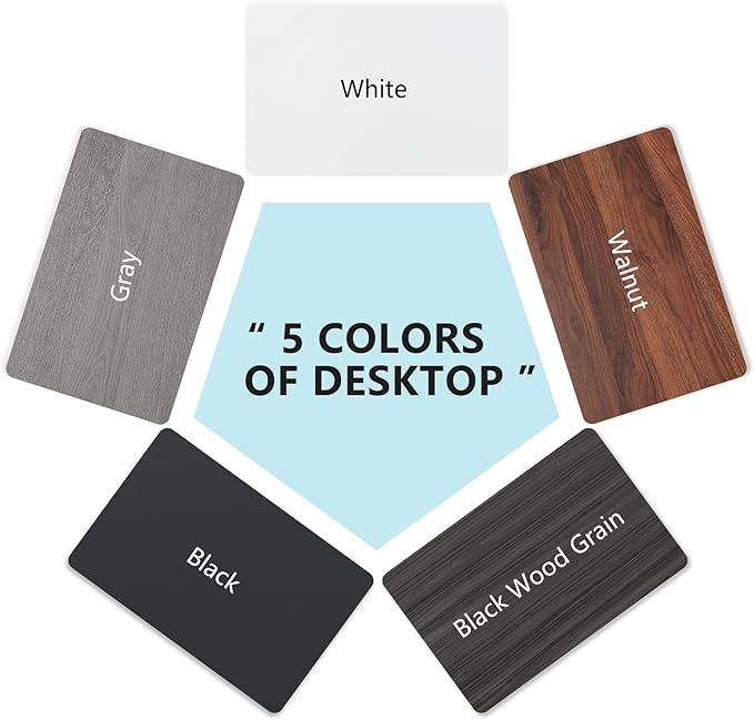 Goakwwuz Conference Room Table, Folding Conference Tables,Thicken Grey Tabletop,Flip Top Wooden Seminar Meeting Room Table for Conference Room Offices (8, Black+White, 61.0“)