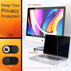 Magnetic Privacy Screen for MacBook Air 13.6 & 13 Inch 2022-2025 (M2, M3, M4), Matte Removable Anti Glare Blue Light Filter