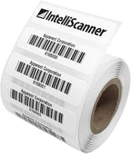 IntelliScanner Custom Barcode Asset Tags (Pack of 100 - Customized)