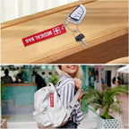 Medical Alert Tags for Bag, 2 Pcs Medical Equipment Device Luggage Id Tag Double-Sided Travel Bags Tags Reusable Red Bags Keychain Label for Backpack Luggage Suitcase Purse, Red