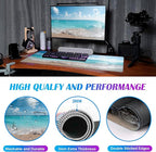 Beautiful Natural Scenery XL Mouse Pad Office Decoration Accessories Ocean Beach Anti Slip Gaming Mouse Pad 34.5x15.7 Inches