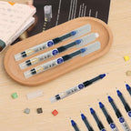 REVAIS Blue Gel Pens Pack of 6 | 0.6mm Smooth Writing Rollerball Pen | Premium German Ink | Ergonomic Grip | Quick-Dry | Ideal for Students & Office Use