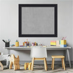 Amanti Art Black Framed Magnetic Board 24x28 Medium Vision Board for use with Magnets, 100% Metal Sheet to Display Items as Office Decor or for Home Organization in mudroom, Kitchen or Kids Room
