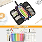 BOENLE Custom Bright Game Joystick Pencil Case Box Boys Girls Personalized Name Large Pencil Pouch Stationery Pen Bag Organizer for Kids Adults School Office