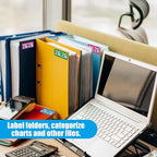 1000pcs 2026 Year Stickers, 3/4x1-1/2 Inch 26 Year Colored Self-Adhesive Stickers File Folder Labels Decals for Tab File Folders Office Supplies(Blue)