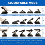 Arejonner Foldable Foot Rest, Computer Foot Rest Under Desk, 12Modes Adjustable Ergonomic for Office, Loading Capacity 80 pounds, Removable Soft Cloth Pad,All-Season(Yellow)