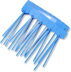 Waterproof Shipping Tags - Self Locking Nylon Writable Marker Ties for Luggage Identification, Plastic Straps Label Mark, Seal Zip Tie for Labeling - 100pcs (Blue)