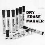 cloudriver Low Odor Dry Erase Markers Tank Style, 86 Count, Chisel Tip, Black Whiteboard Markers, Bulk Dry Erase Marker For Office, home and School Supplies