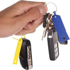 Self Locking Arrow Key Tags 1,000 Per Pack Size 4 1/2" x 3/4", Plastic Car Key Labels Arrow ID Tag, Self Lock Key Identifiers Car Dealer Supplies, Office Automotive Shop (Royal Blue)