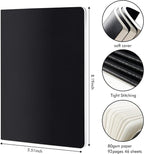 feela 36 Pack Soft Cover Journal Bulk, Lined Blank Travel Journal for Women Men Writing, Notebooks College Ruled for Work, Note Taking Notebook School Business Supplies, 8.2” x 5.5”, A5, Black