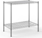 Regal Altair 21" Deep x 36" Wide x 34" Height Wire Shelving Kit | 2-Tier | NSF Commercial Storage Rack Unit