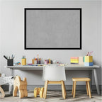 Amanti Art Black Framed Magnetic Board 21x29 Medium Vision Board for use with Magnets, 100% Metal Sheet to Display Items as Office Decor or for Home Organization in mudroom, Kitchen or Kids Room